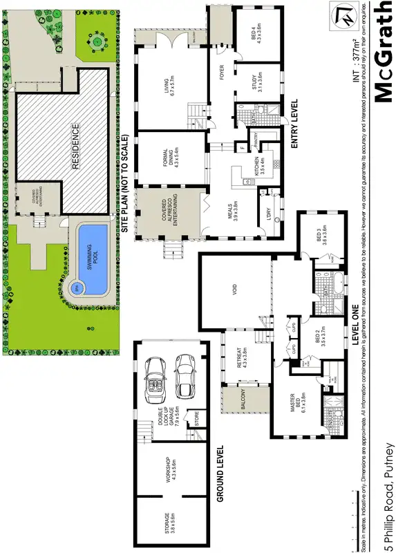 Floorplan of Homely house listing, 5 Phillip Road, Putney NSW 2112