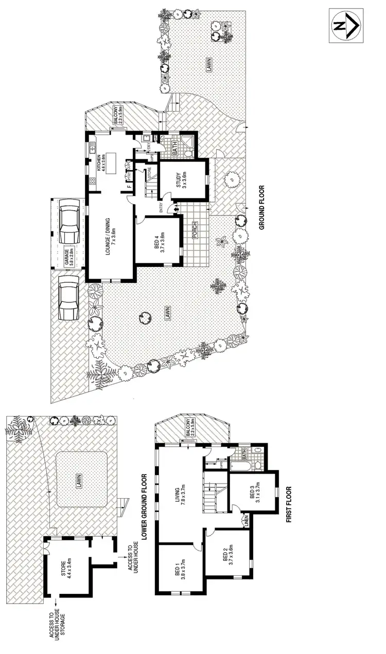 Floorplan of Homely house listing, 57 Wharf Road, Gladesville NSW 2111