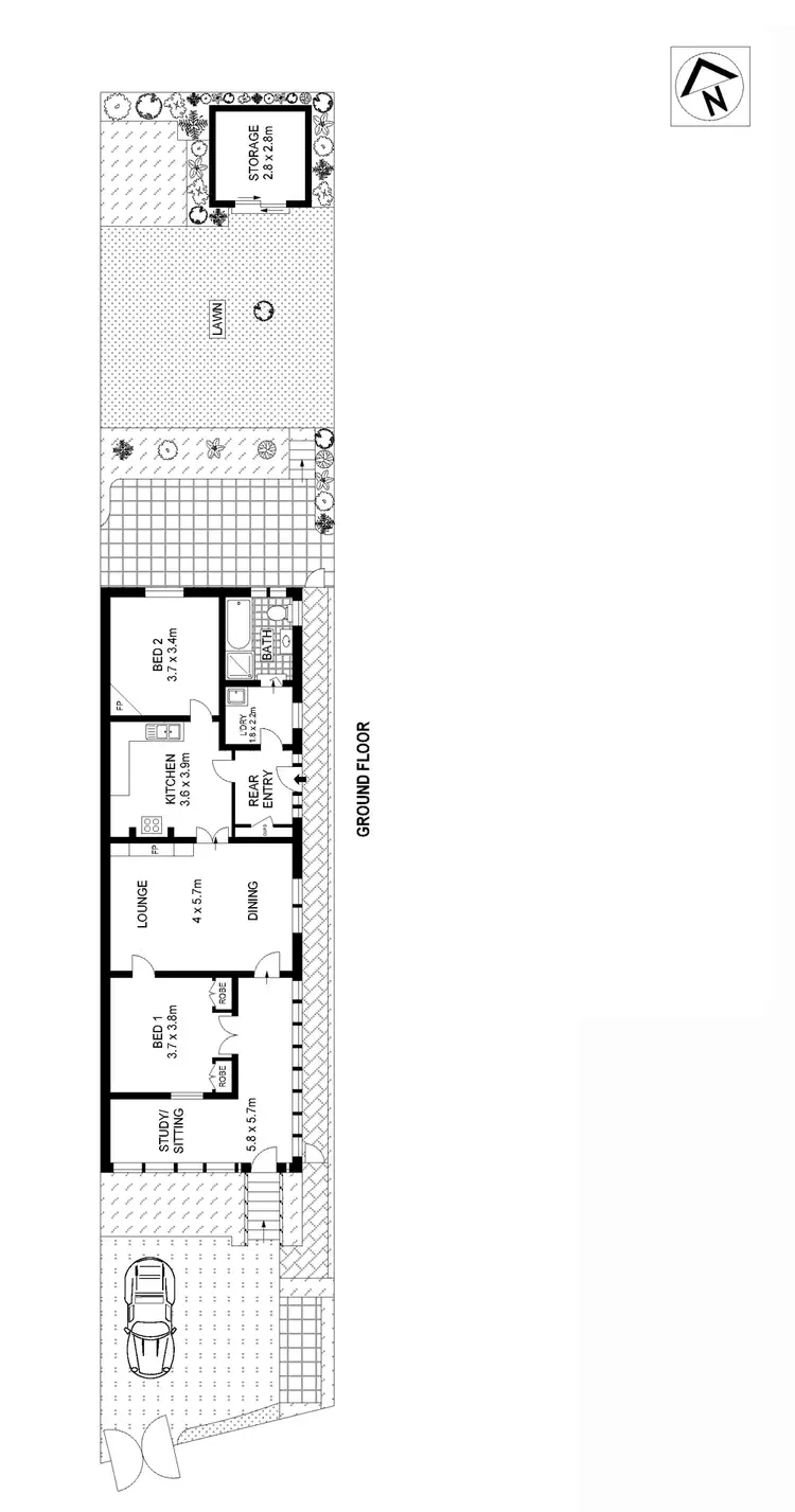 Floorplan of Homely house listing, 159 Ryde Road, Gladesville NSW 2111
