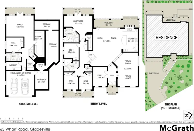 Floorplan of Homely house listing, 63 Wharf Road, Gladesville NSW 2111