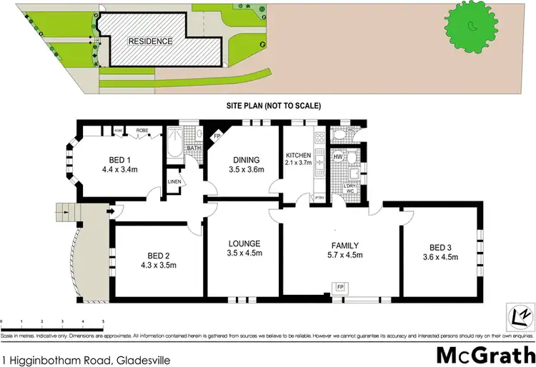 Floorplan of Homely house listing, 1 Higginbotham Road, Gladesville NSW 2111