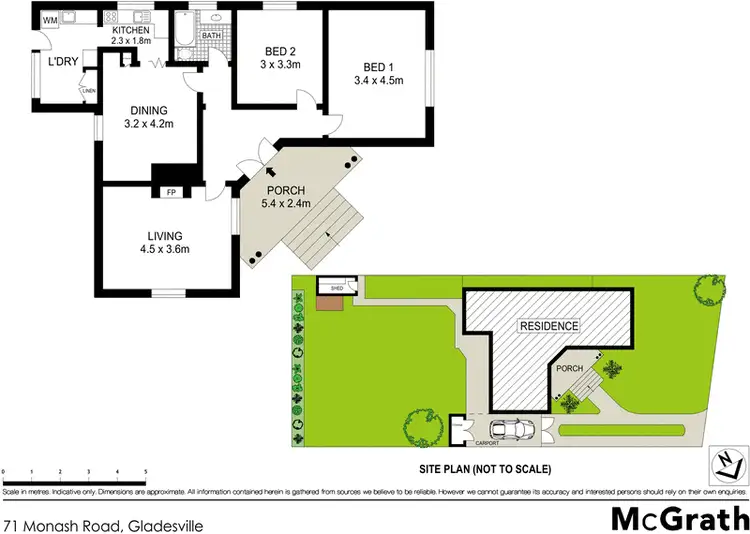 Floorplan of Homely house listing, 71 Monash Road, Gladesville NSW 2111