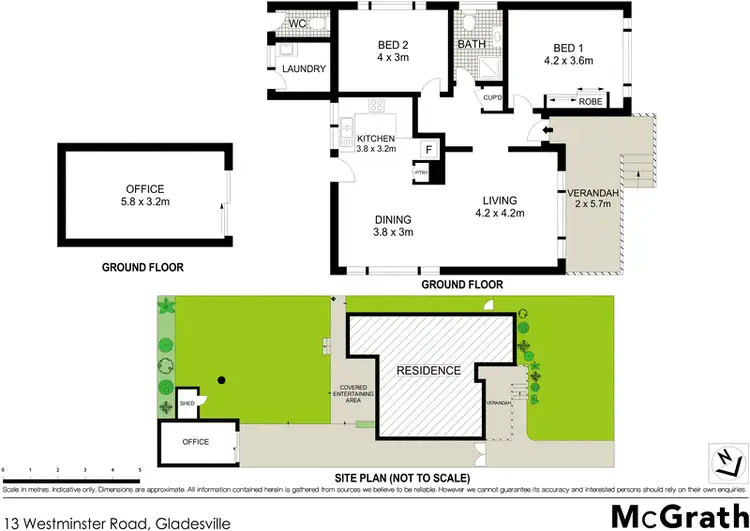 Floorplan of Homely house listing, 13 Westminster Road, Gladesville NSW 2111