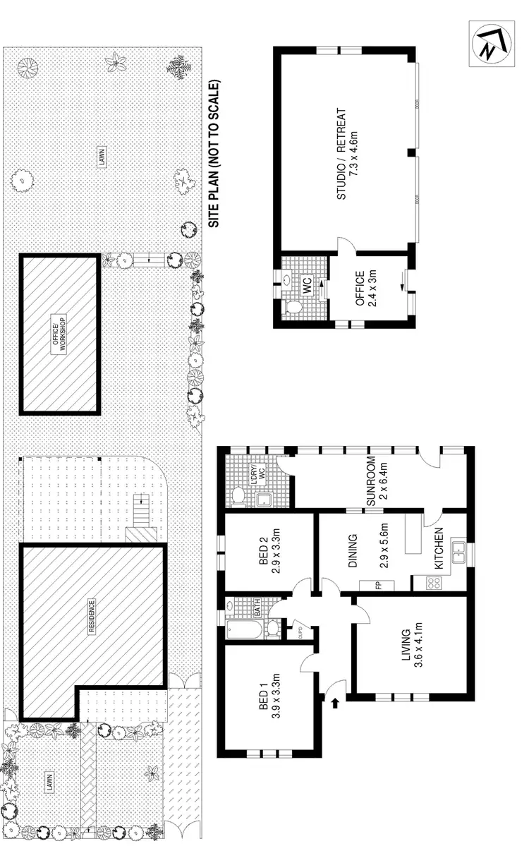 Floorplan of Homely house listing, 22 Haig Avenue, Denistone East NSW 2112