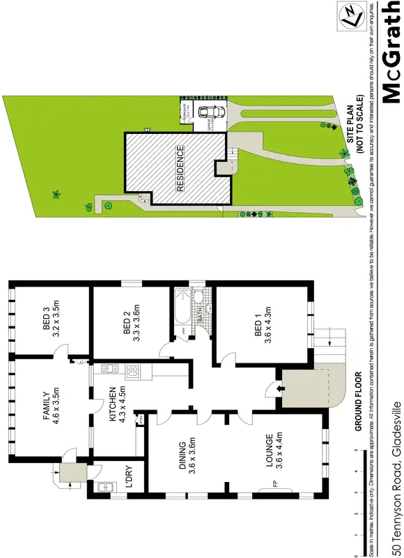 Floorplan of Homely house listing, 50 Tennyson Road, Gladesville NSW 2111