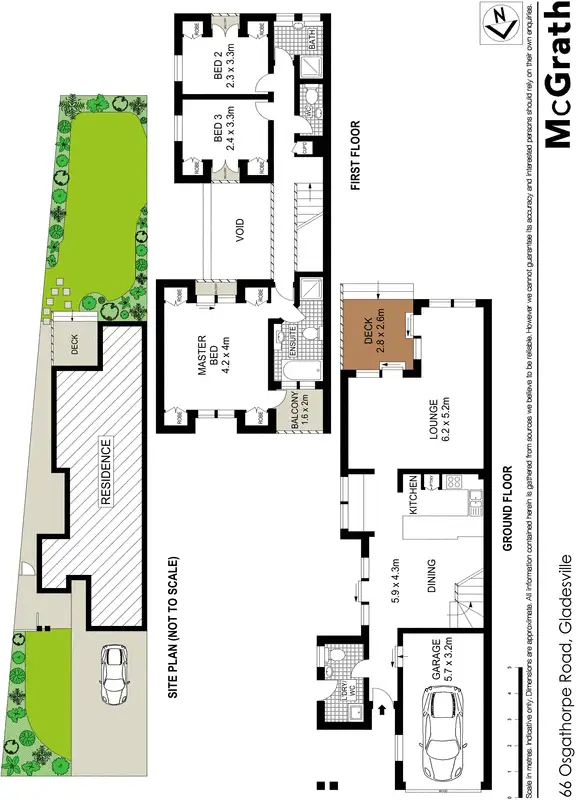 Floorplan of Homely house listing, 66 Osgathorpe Road, Gladesville NSW 2111
