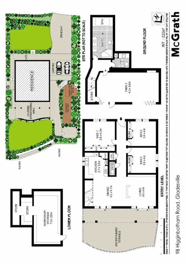 Floorplan of Homely house listing, 98 Higginbotham Road, Gladesville NSW 2111