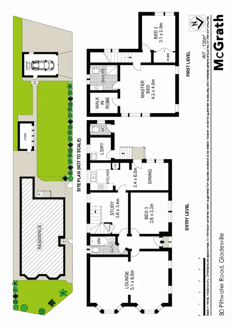 Floorplan of Homely house listing, 80 Pittwater Road, Gladesville NSW 2111