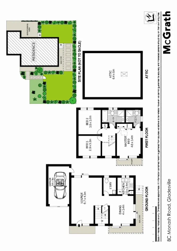 Floorplan of Homely house listing, 8C Monash Road, Gladesville NSW 2111