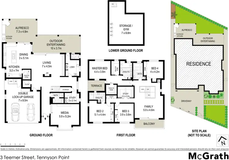 Floorplan of Homely house listing, 3 Teemer Street, Tennyson Point NSW 2111