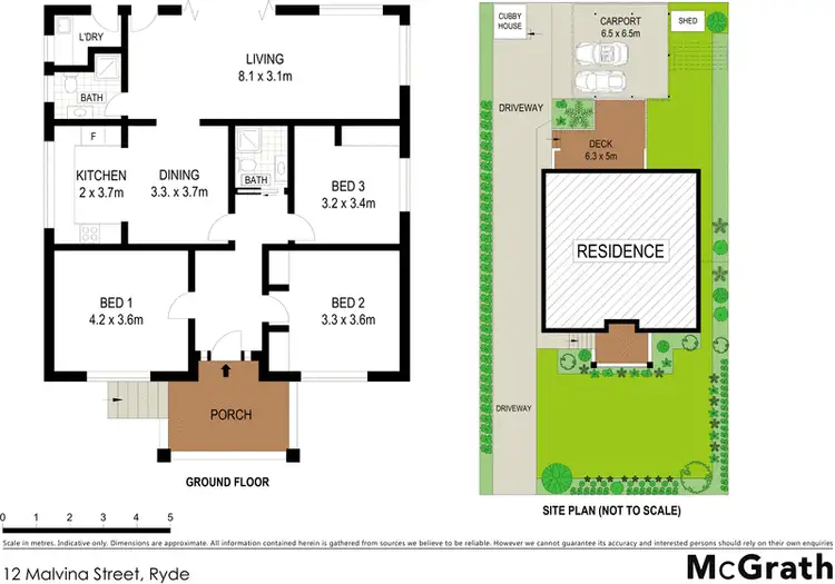 Floorplan of Homely house listing, 12 Malvina Street, Ryde NSW 2112