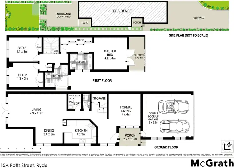 Floorplan of Homely house listing, 15A Potts Street, Ryde NSW 2112