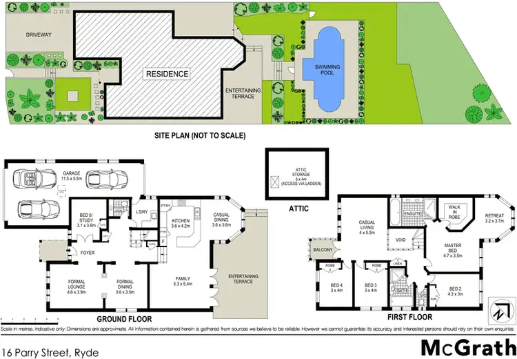 Floorplan of Homely house listing, 16 Parry Street, Ryde NSW 2112