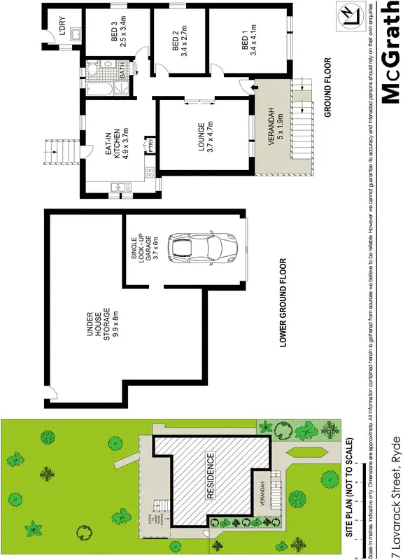 Floorplan of Homely house listing, 7 Lavarack Street, Ryde NSW 2112