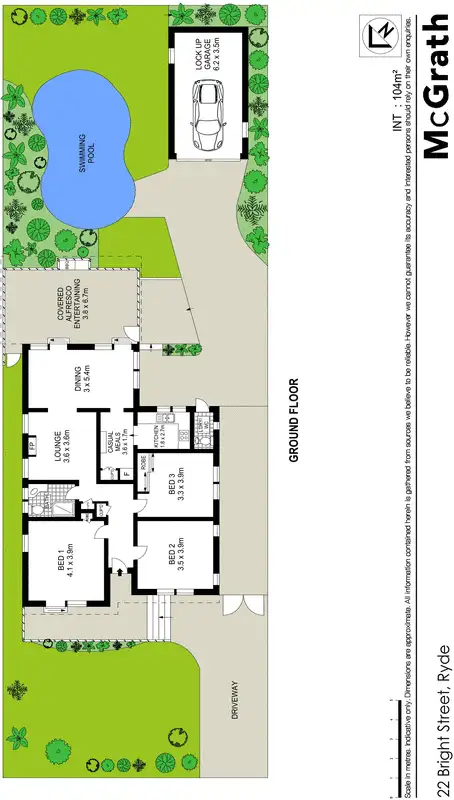 Floorplan of Homely house listing, 22 Bright Street, Ryde NSW 2112