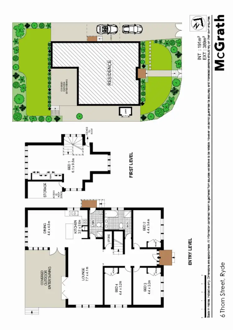 Floorplan of Homely house listing, 6 Thorn Street, Ryde NSW 2112