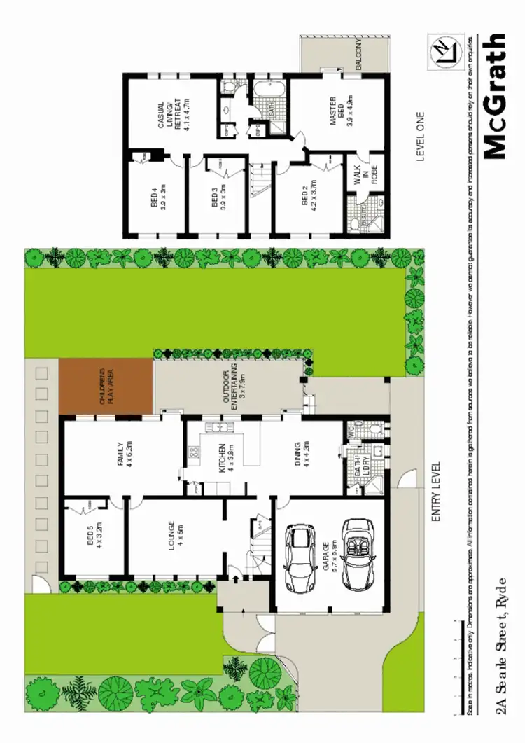 Floorplan of Homely house listing, 2A Searle Street, Ryde NSW 2112
