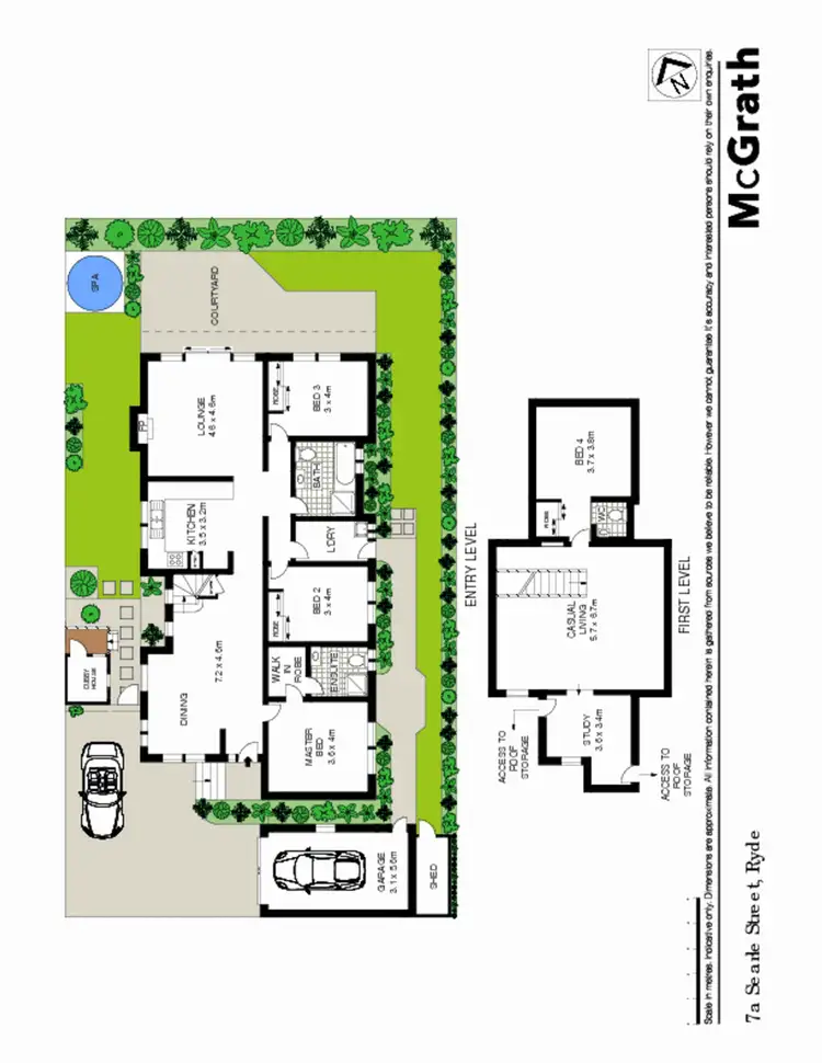 Floorplan of Homely house listing, 7A Searle Street, Ryde NSW 2112