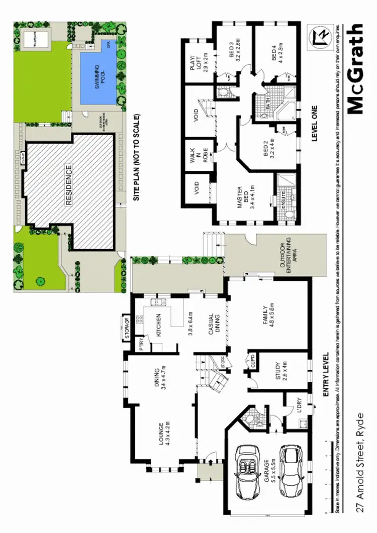 Floorplan of Homely house listing, 27 Arnold Street, Ryde NSW 2112