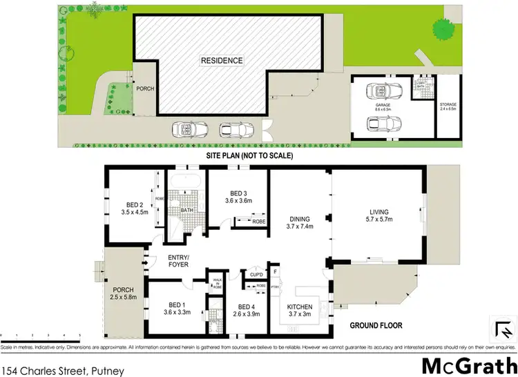 Floorplan of Homely house listing, 154 Charles Street, Putney NSW 2112