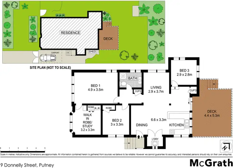 Floorplan of Homely house listing, 9 Donnelly Street, Putney NSW 2112