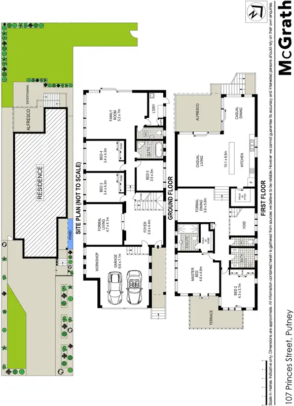 Floorplan of Homely house listing, 107 Princes Street, Putney NSW 2112