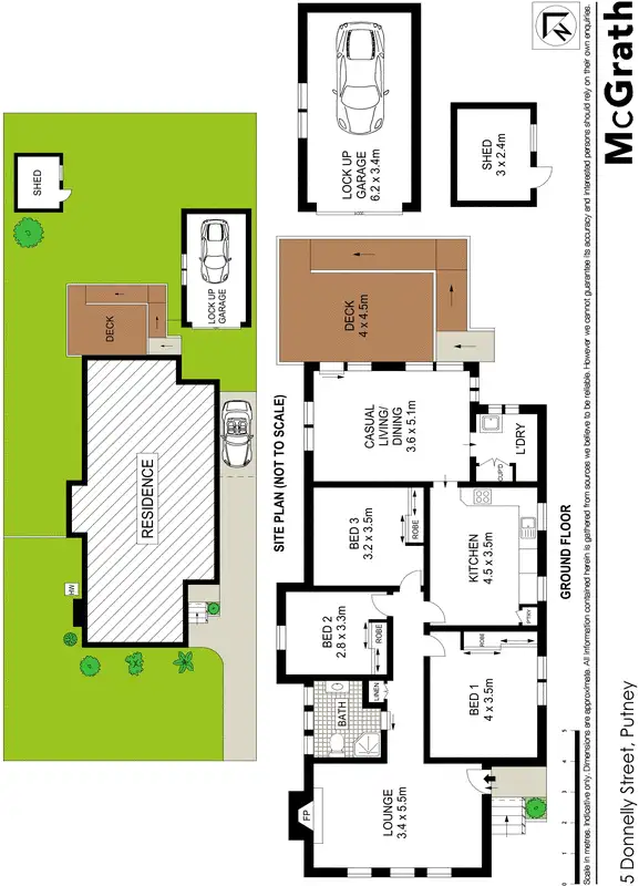 Floorplan of Homely house listing, 5 Donnelly Street, Putney NSW 2112
