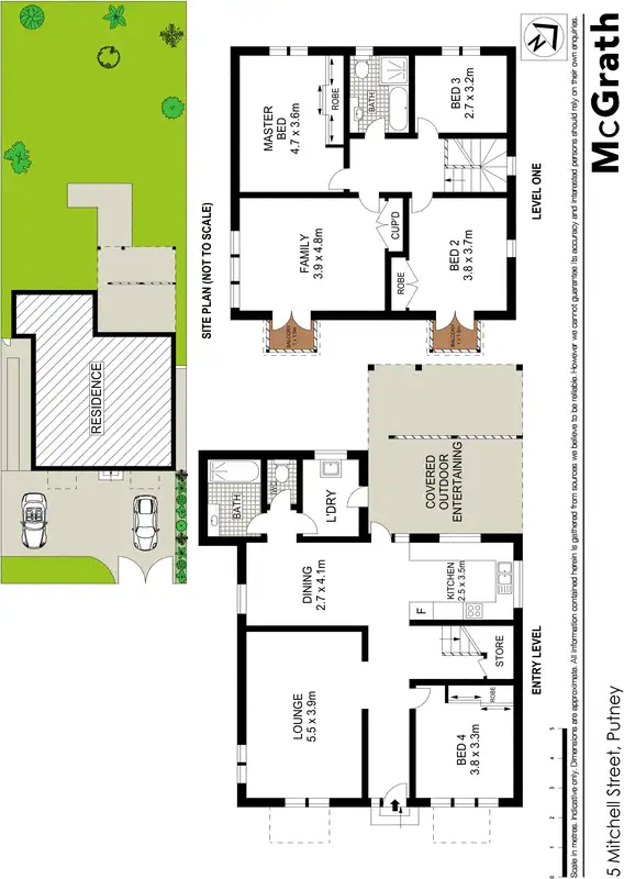 Floorplan of Homely house listing, 5 Mitchell Street, Putney NSW 2112