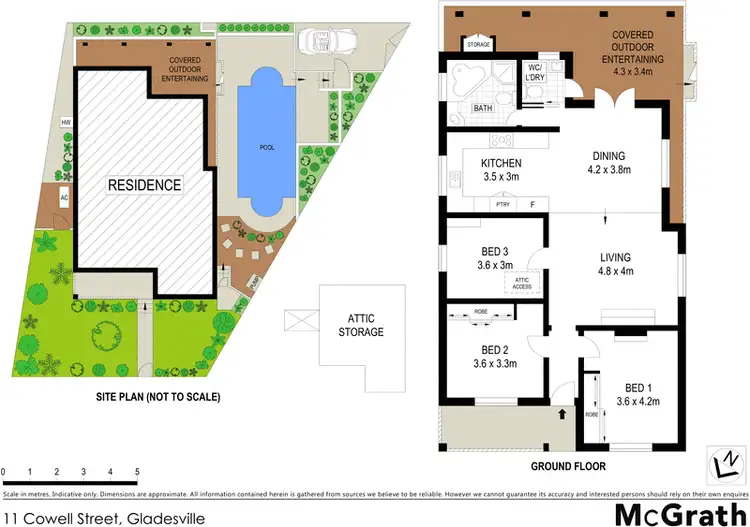 Floorplan of Homely house listing, 11 Cowell Street, Gladesville NSW 2111