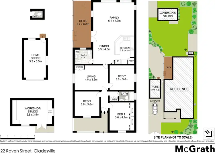 Floorplan of Homely house listing, 22 Raven Street, Gladesville NSW 2111