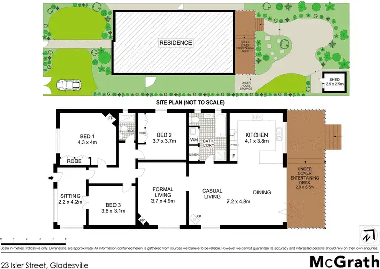 Floorplan of Homely house listing, 23 Isler Street, Gladesville NSW 2111
