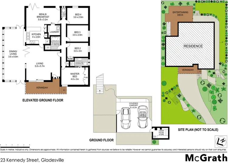 Floorplan of Homely house listing, 23 Kennedy Street, Gladesville NSW 2111