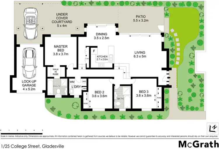 Floorplan of Homely house listing, 1/25 College Street, Gladesville NSW 2111
