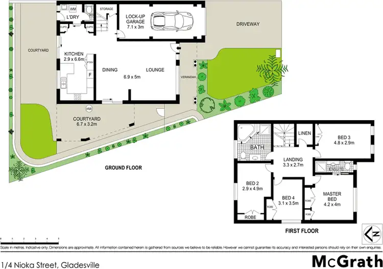 Floorplan of Homely house listing, 1/4 Nioka Street, Gladesville NSW 2111