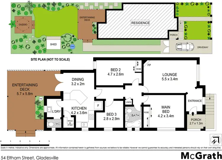 Floorplan of Homely house listing, 54 Eltham Street, Gladesville NSW 2111