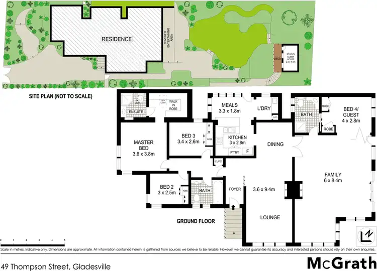 Floorplan of Homely house listing, 49 Thompson Street, Gladesville NSW 2111