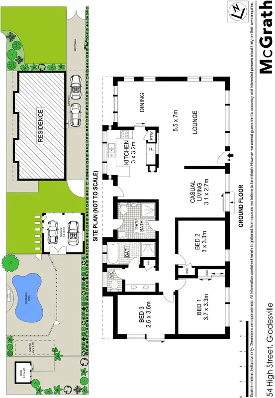Floorplan of Homely house listing, 54 High Street, Gladesville NSW 2111