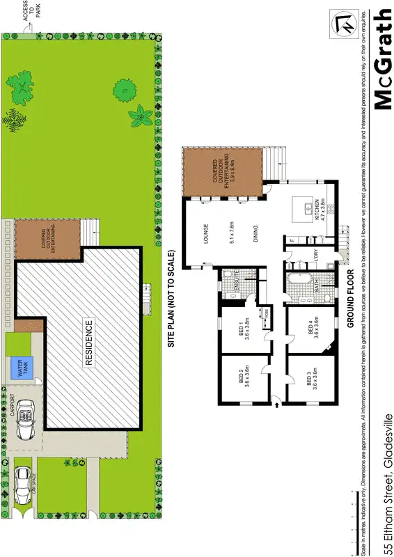 Floorplan of Homely house listing, 55 Eltham Street, Gladesville NSW 2111
