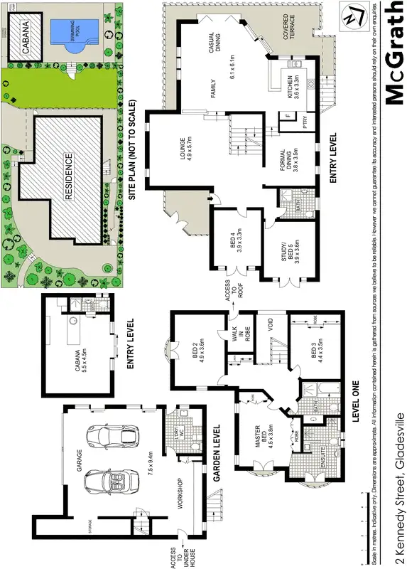 Floorplan of Homely house listing, 2 Kennedy Street, Gladesville NSW 2111