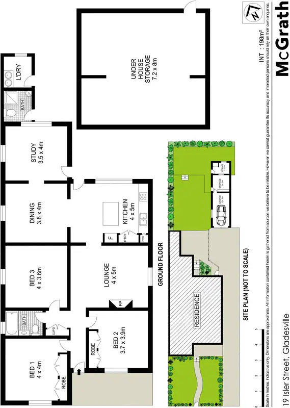 Floorplan of Homely house listing, 19 Isler Street, Gladesville NSW 2111