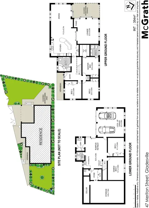Floorplan of Homely house listing, 47 Meriton Street, Gladesville NSW 2111