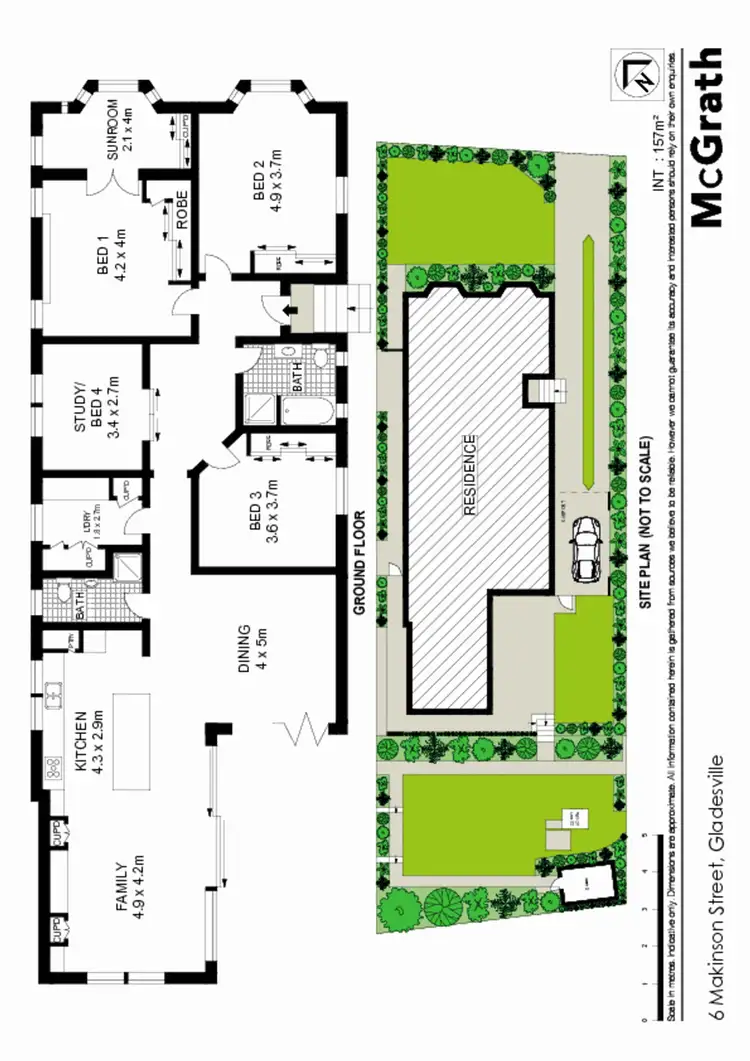 Floorplan of Homely house listing, 6 Makinson Street, Gladesville NSW 2111