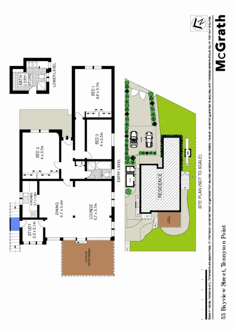 Floorplan of Homely house listing, 53 Bayview Street, Gladesville NSW 2111