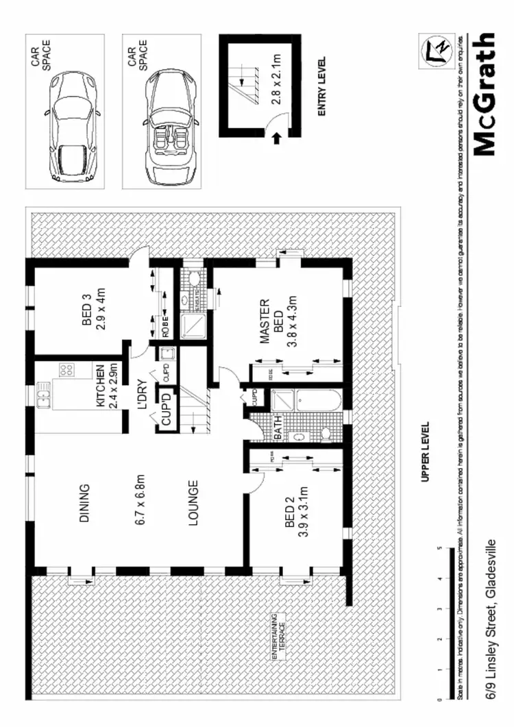 Floorplan of Homely apartment listing, 6/9 Linsley Street, Gladesville NSW 2111
