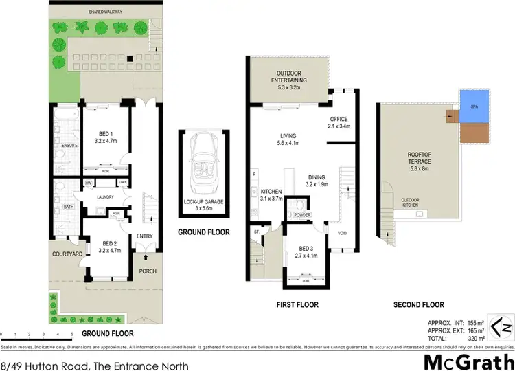 Floorplan of Homely townhouse listing, 8/49 Hutton Road, The Entrance North NSW 2261