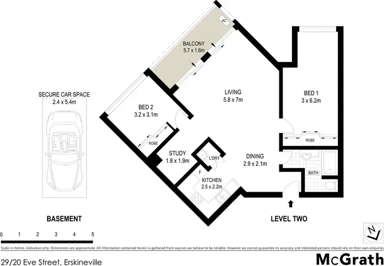 Floorplan of Homely apartment listing, 29/20 Eve Street, Erskineville NSW 2043