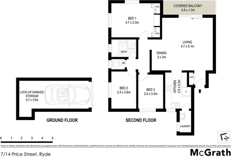 Floorplan of Homely apartment listing, 7/14 Price Street, Ryde NSW 2112