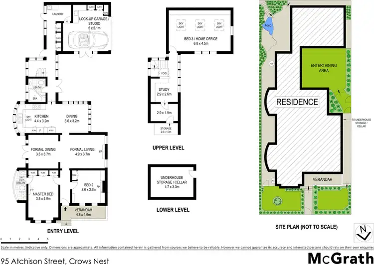 Floorplan of Homely house listing, 95 Atchison Street, Crows Nest NSW 2065