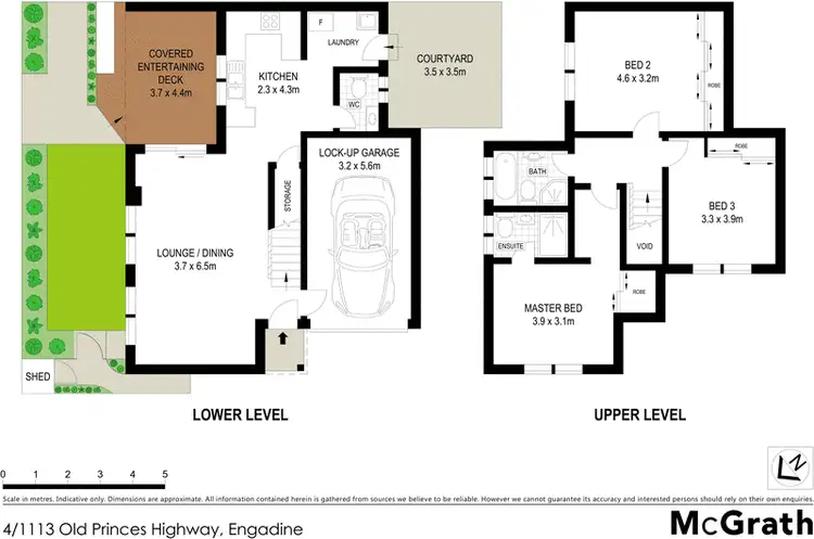 Floorplan of Homely townhouse listing, 4/1113 Old Princes Highway, Engadine NSW 2233