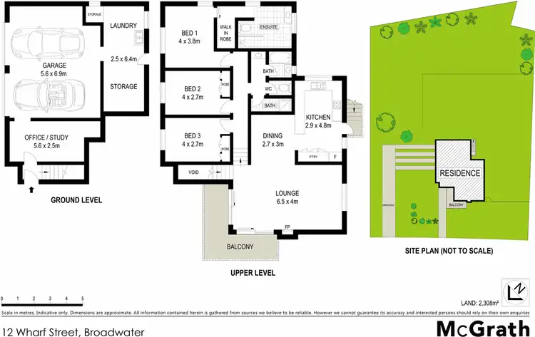 Floorplan of Homely house listing, 12 Wharf Street, Broadwater NSW 2472